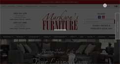 Desktop Screenshot of marksonsfurniture.com